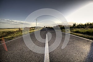 Country Asphalt road