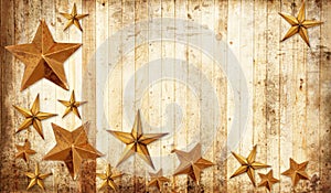 Country Christmas stars