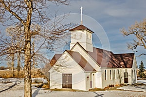 Country Church with Steel Roof