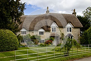 Country cottage and garden in Dorset, UK.