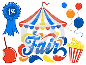 Country Fair Clipart Set/eps