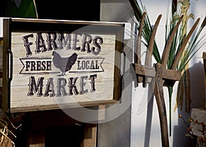 Country Farmers Market Sign