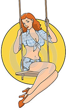 Country Girl Pinup