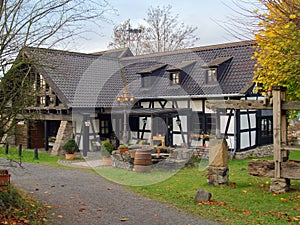 Country Half-Timbered House in Germany