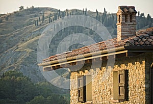 Country house with Apennines photo