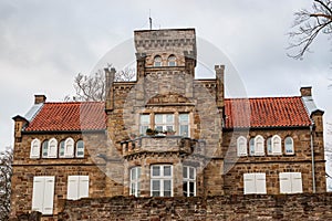Country house Custodis on the old castle complex of the Isenberg near Hattingen above the Ruhr photo