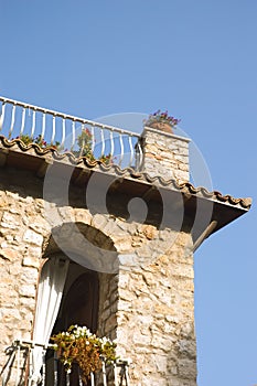 Country house detail in Italy