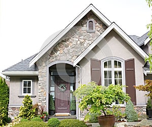 Country House Home Exterior Street Elevation