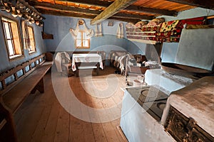 Country house interior. Village Museum, Sibiu