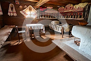 Country house interior. Village Museum, Sibiu