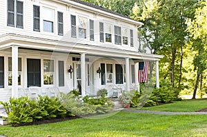 Country house porch