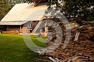 Country house under construction photo