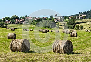 Country landscape in Aveyron (France)