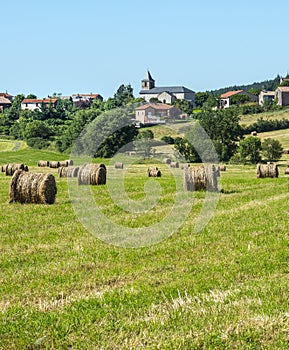 Country landscape in Aveyron (France)
