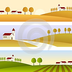Country Landscape Banners