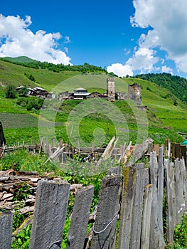 Country landscape in Davberi