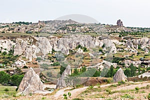 country landscape in Goreme National Park