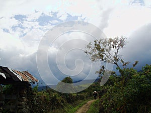 Country landscape, Leymebamba, Chachapoyas, Amazonas, Peru, South America