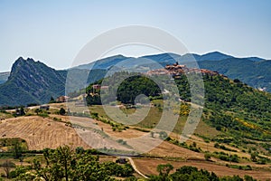 Country landscape near Albano di Lucania, Italy