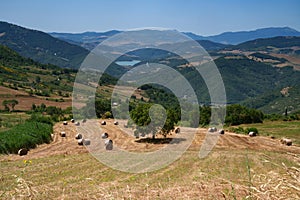 Country landscape near Albano di Lucania, Italy