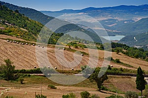 Country landscape near Albano di Lucania, Italy