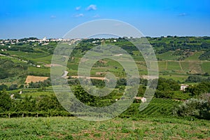 Country landscape near Lanciano, Abruzzo, Italy