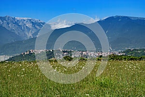 Country landscape near Orsogna and Bucchianico, Abruzzo, Italy photo