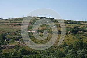 Country landscape near Potenza, Basilicata, Italy