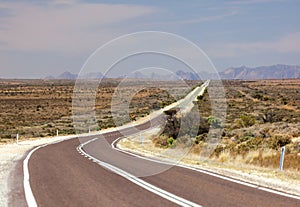 Country outback road. Flinders Ranges. Australia.