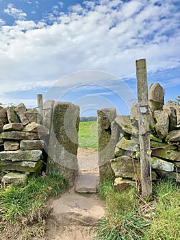 Country path with Stile