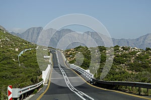 Country road crossing a bridge Southern Africa