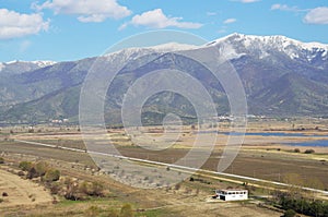 Country road in Lesser Prespa