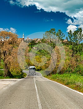 Country road Monteciello Tuscany