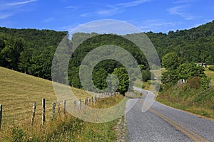 Country Road in the Mountains