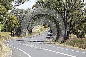 Country road in Mudgee, Australia