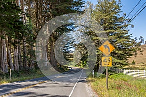 Country Road in Northern California, USA