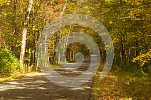 Country Road in Rockbridge County, Virginia, USA