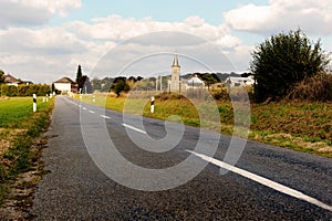 Country road. Shallow DOF