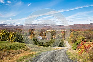 Country Road in Ulster County, NY