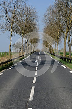 Country road in Val d Oise