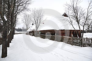 Country road in winter