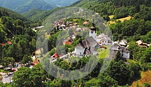 Country in Slovakia - Village Spania Dolina