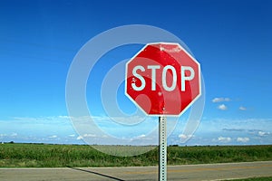 Country Stop Sign