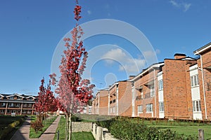 Country-storey residential block brick houses