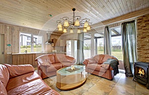 Country style apartment interior