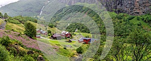 Country summer landscape, Norway