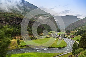 Country summer landscape, Norway