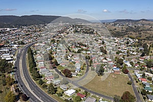 Country town of Lithgow, New South Wales, Australia