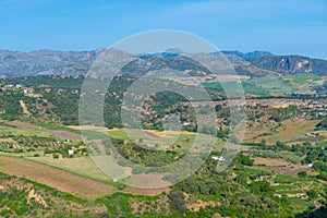 Countryside of Andalusia near Ronda in Spain.