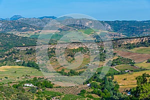 Countryside of Andalusia near Ronda in Spain.